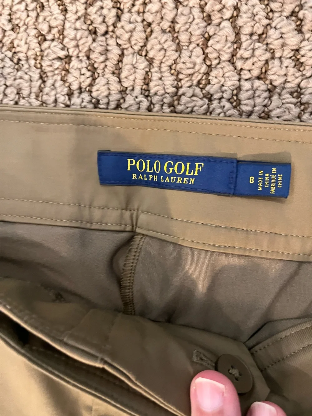 Polo Golf Ralph Lauren Women’s Skort Olive Green Gorpcore Preppy size 8